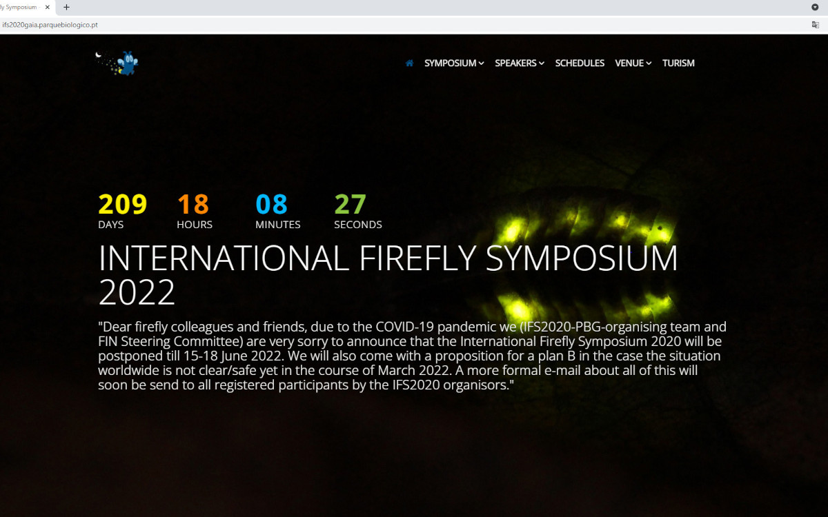 Simpósio Internacional sobre Pirilampos - 16 junho 2022